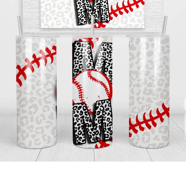Baseball Mom - 20 oz Tumbler for wholesale by Farmtown Printing Company