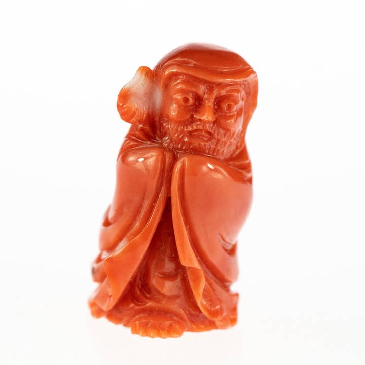 Chinesische rote Korallenstatuen Wohnkultur 15 für den Großhandel von Asian Ethnic Art