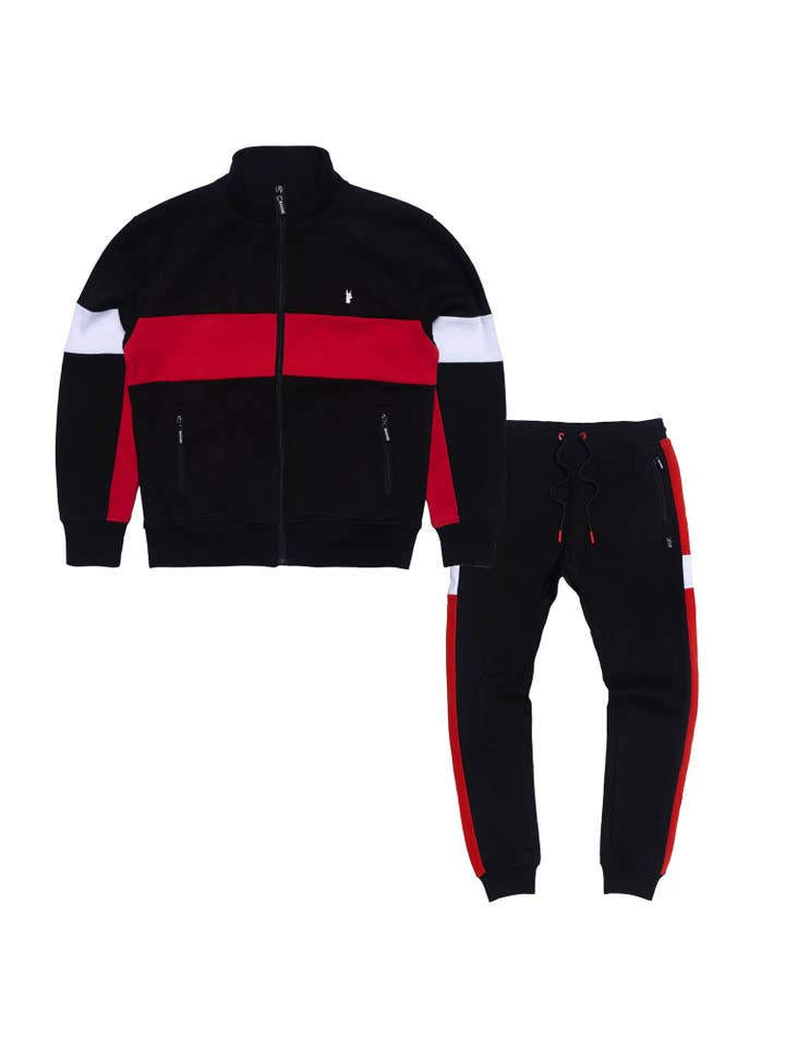 BLACK M4520 Lombardi Jogger Set -Black for wholesale on Faire