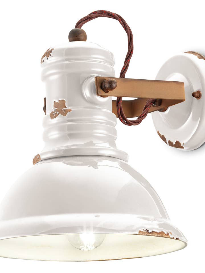 Lámpara de pared - Colección Retrò - INDUSTRIAL - C1693 para venta al por mayor de Ferroluce srl