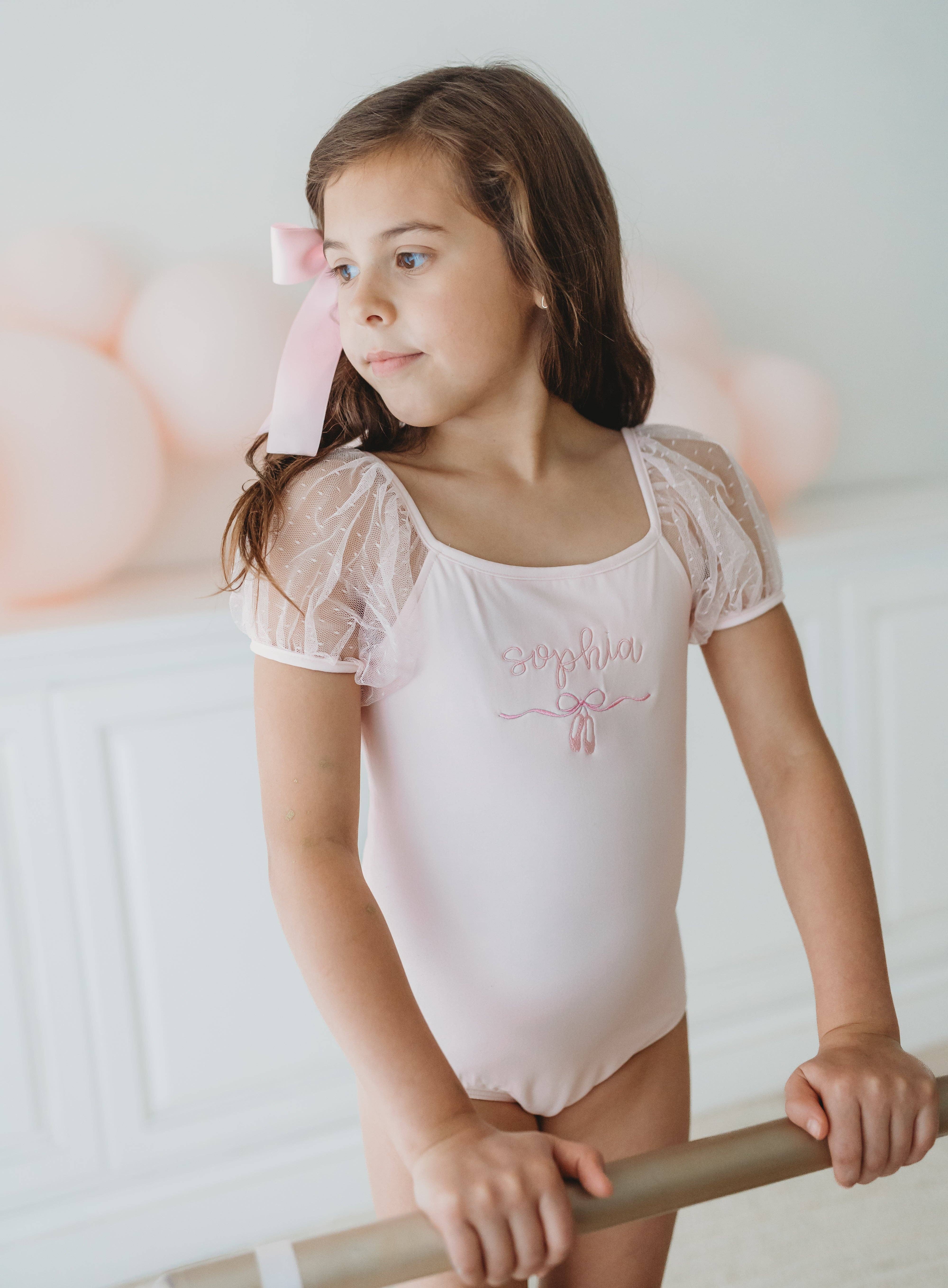 Cheeky Plum - Wholesale Leotard - Kids - Mesh Leotard - Pink Bliss19