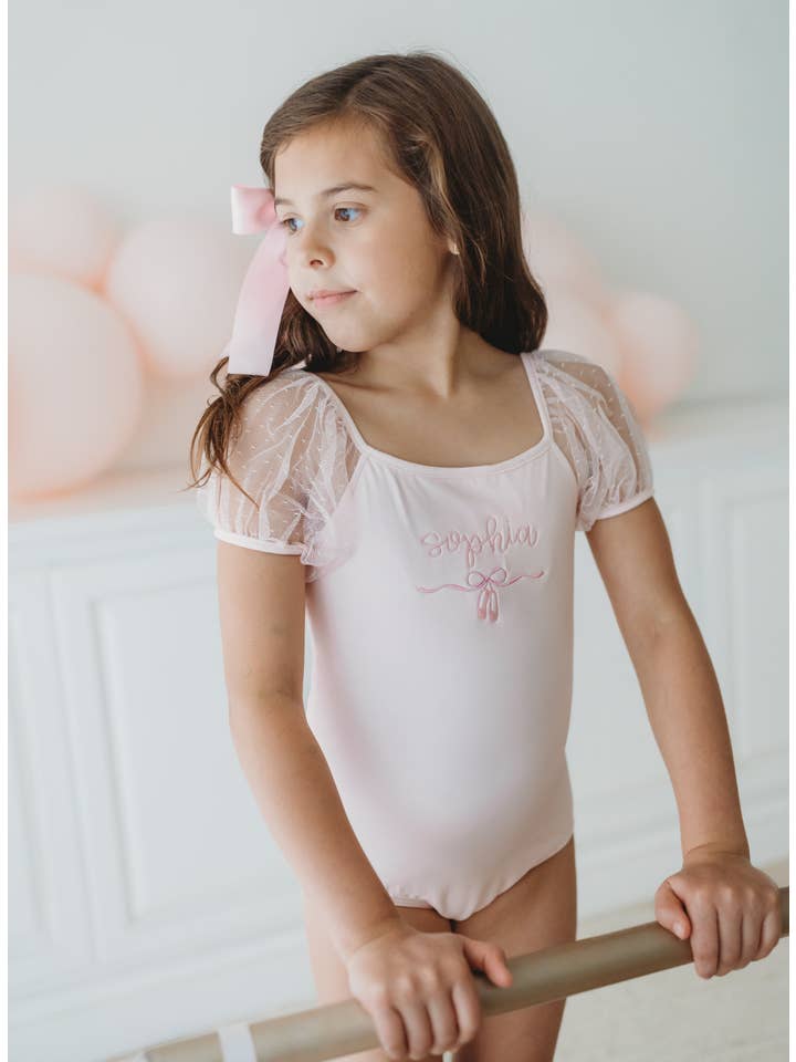 Cheeky Plum - Wholesale Leotard - Kids - Mesh Leotard - Pink Bliss19