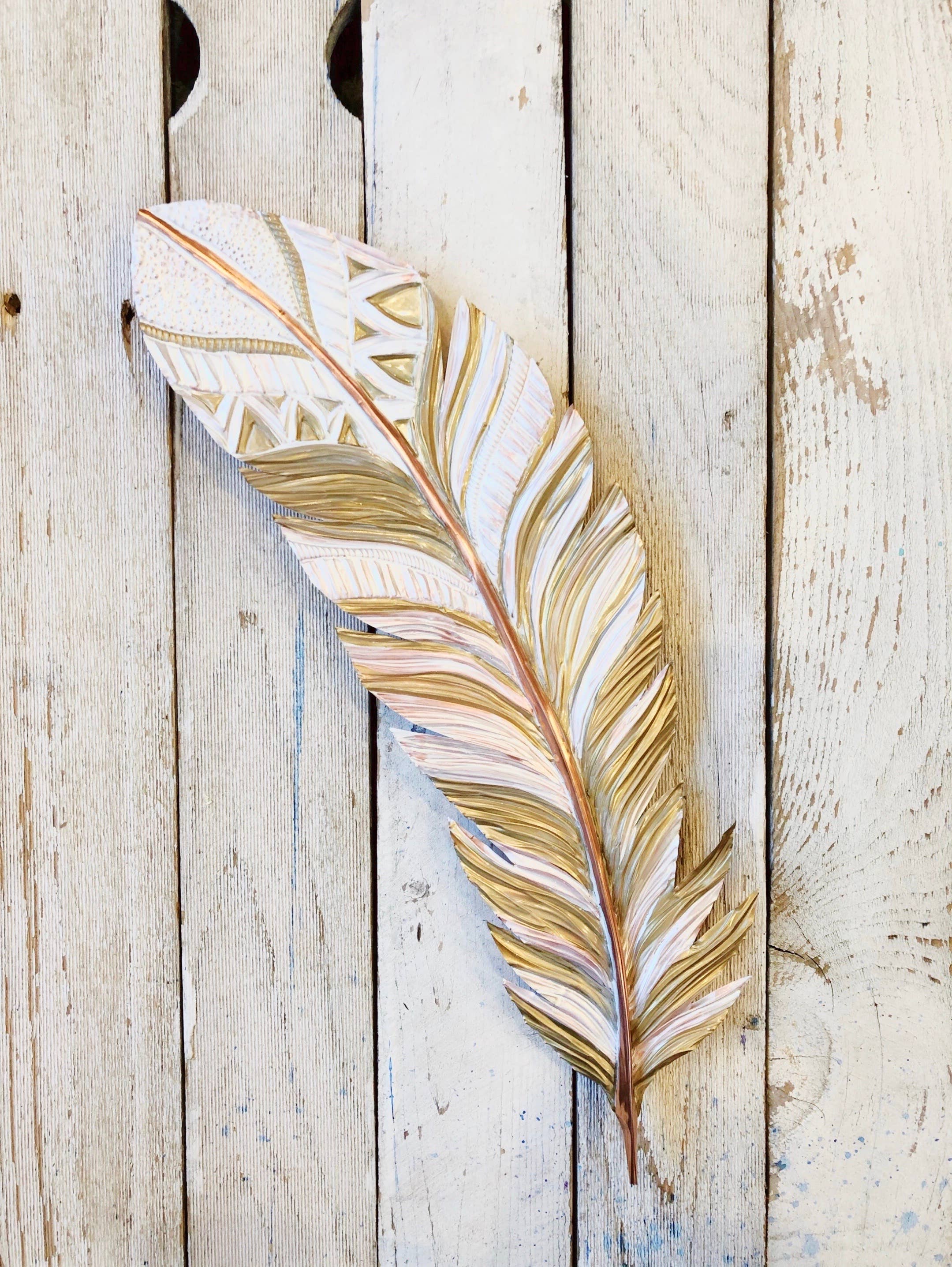 Timber Lane Studio - Wholesale Wall Accent - Giant Copper Feather12