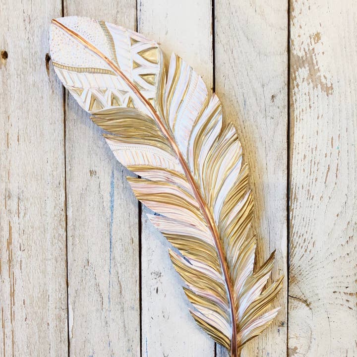Timber Lane Studio - Wholesale Wall Accent - Giant Copper Feather12