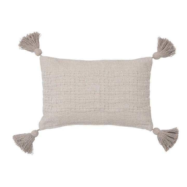 carol & frank - Wholesale Throw/Decorative Pillow - Hodges Solid Tassel Lumbar Throw Pillow