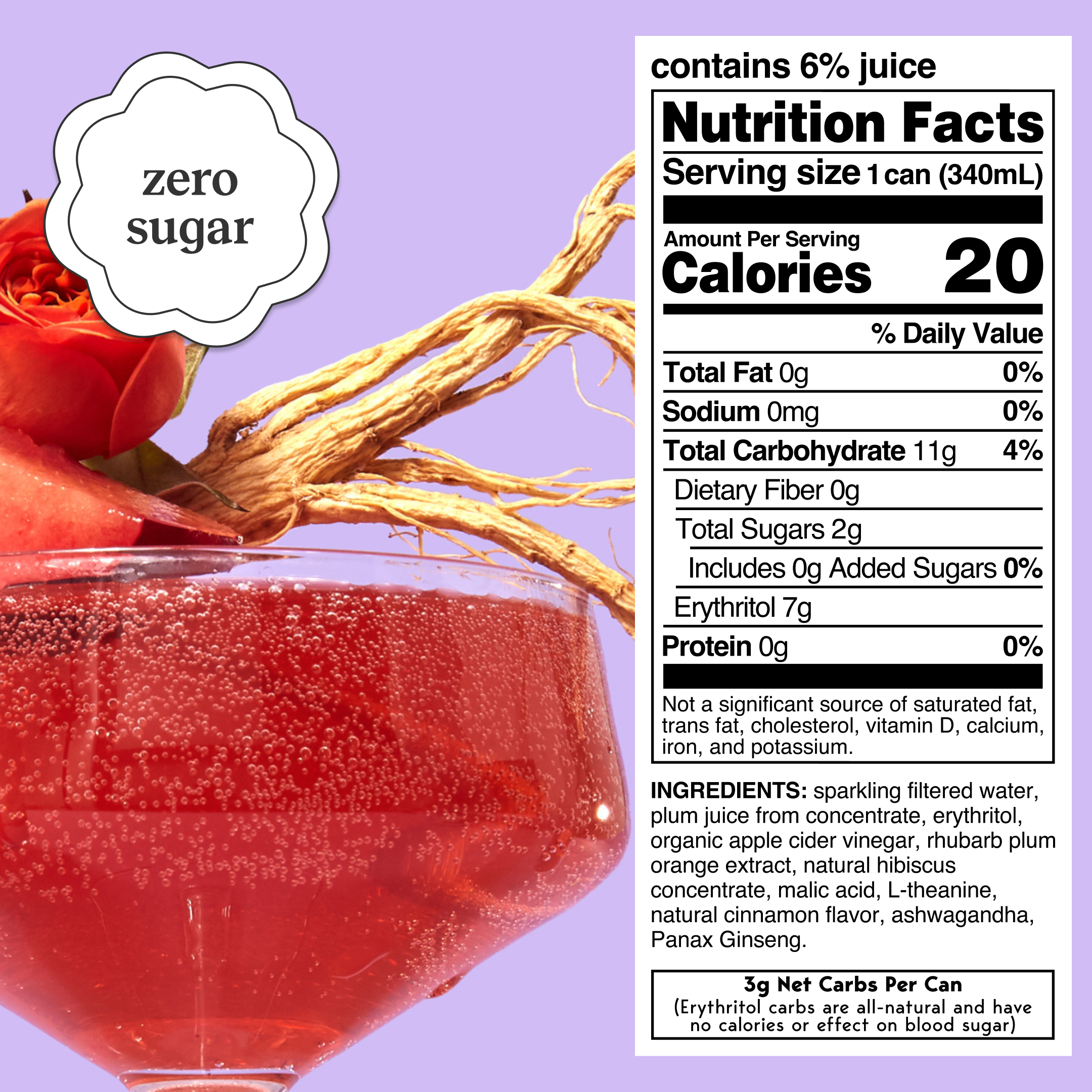 Moment - Wholesale Non-Alcoholic Aperitif/Mocktail - Sparkling Plumspritz 12-pack Botanical Water3