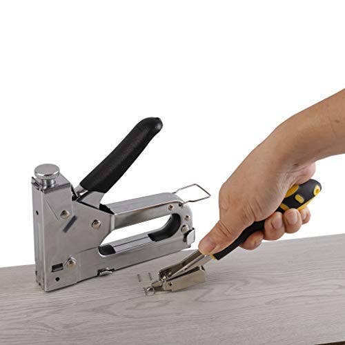 Reed - Wholesale Stapler - eZthings Staple Gun Professional Stapler Tool Set - 3 in 1 Heavy Duty kit with 2400 Staples, Nail Steel for Wood Work, Upholstery, Decoration, Carpentry, Furniture, Walls, Roofing (Stapler Gun Kit)3