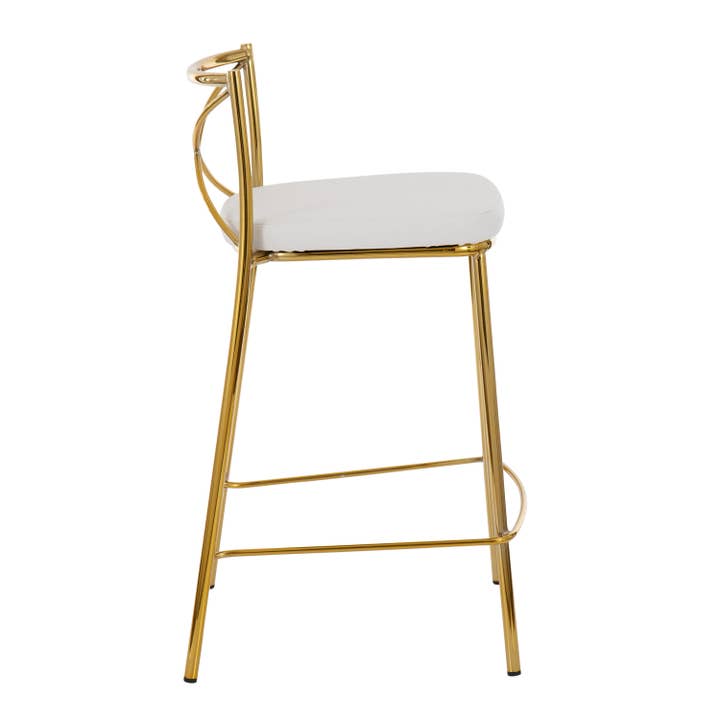 LumiSource and Grandview Gallery - Wholesale Stool - Modern Charlotte Counter Stool - Set of 2