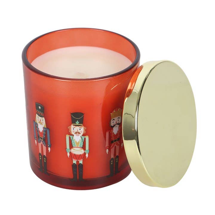 Something Different Wholesale - Wholesale Jar/Filled Candle - Nutcracker Festive Spice Christmas Cracker Candle2