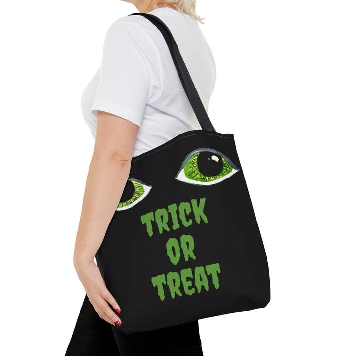 Halloween Spooky Eyes Tote Bag for wholesale by See Joy Creative