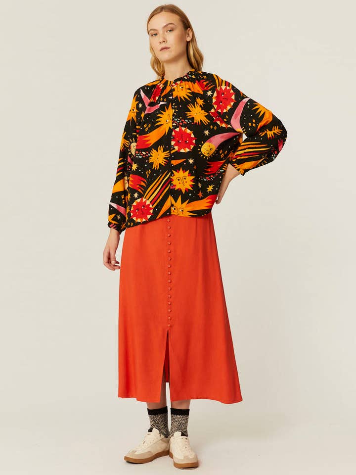 FALDA ECOVERO ROJO for wholesale by Pepaloves