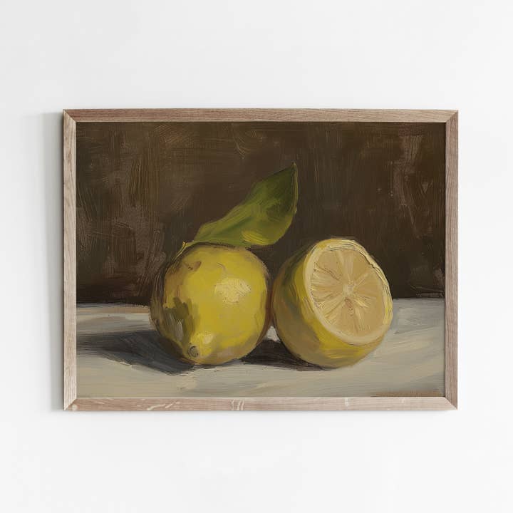 Lemon Art Print for wholesale by Porter Lane Home
