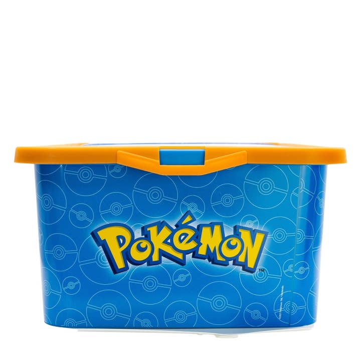Stor - Wholesale Toy Storage Box - Kids & Baby - Click Box 13 L Pokemon Rock3