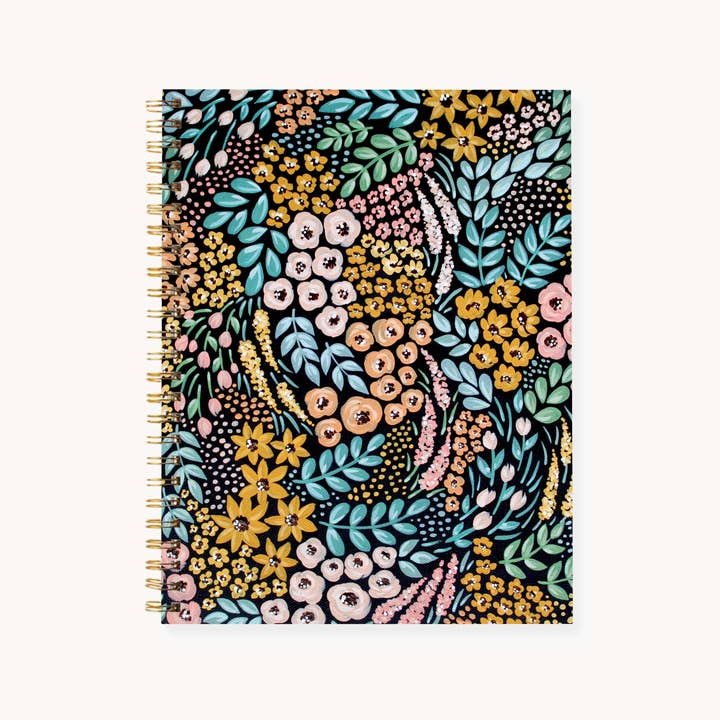 Elyse Breanne Design - Vente Cahiers - Carnet à spirale rigide 7x9 floral14