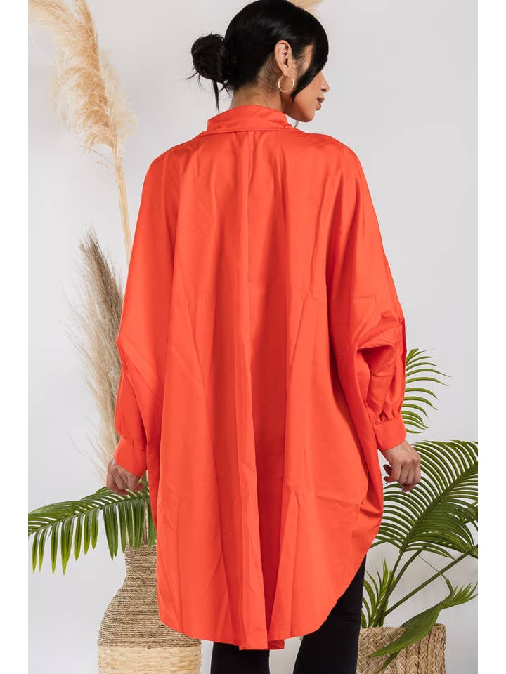 H&H Fashion Inc. - Wholesale Button Down Shirt - Women's - T304X - Hi-Lo Long Sleeve Shirt19