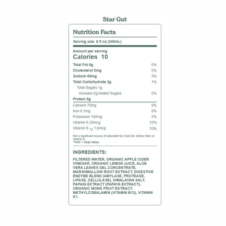 Star Juice - Wholesale Oral Supplement/Vitamin - Star Gut Natural Relief for Heartburn & Acid Reflux 9