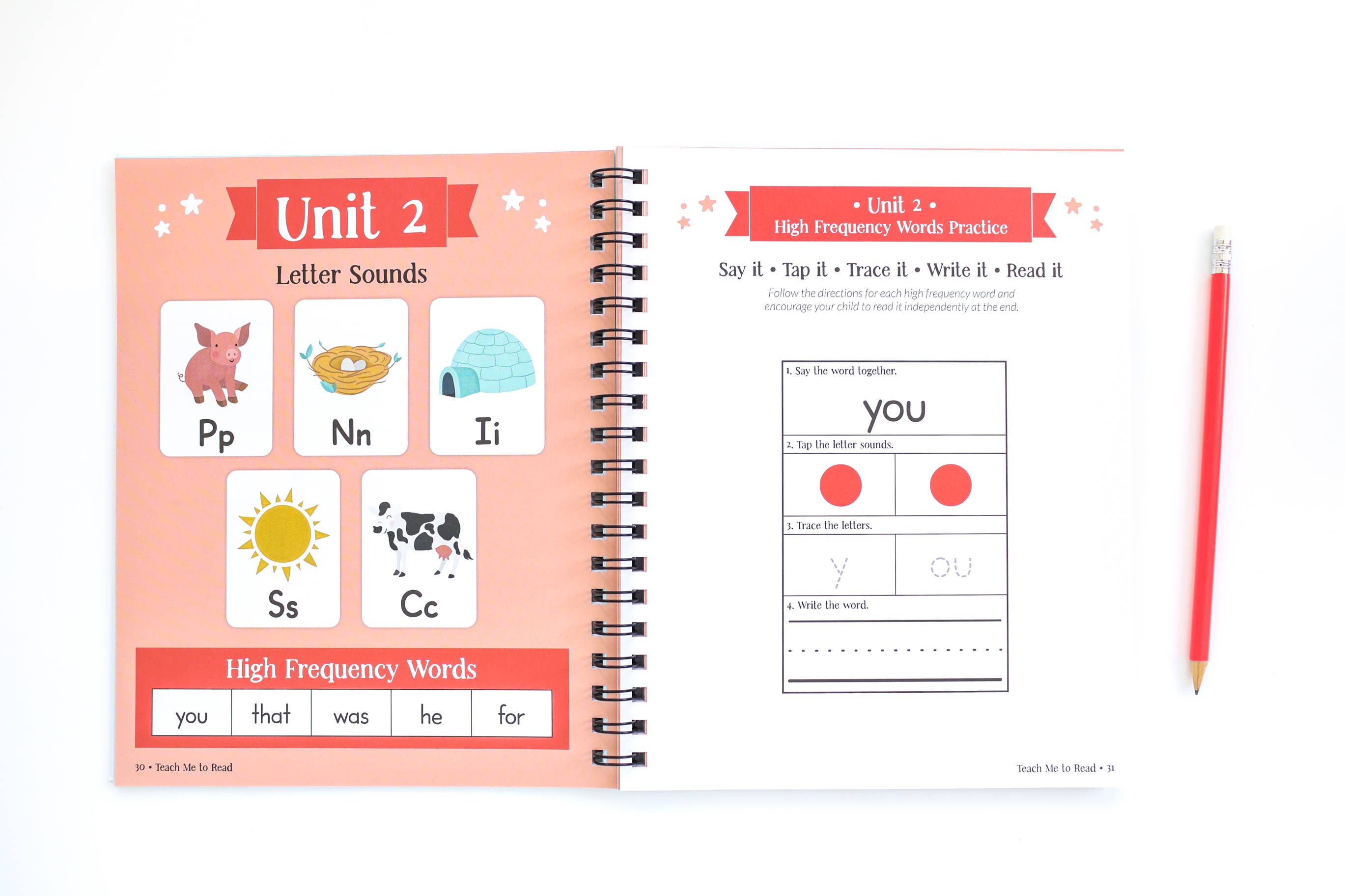 Paper Peony Press - Wholesale Education - Teach Me to Read: A Parent Guided Student Workbook for Kids4