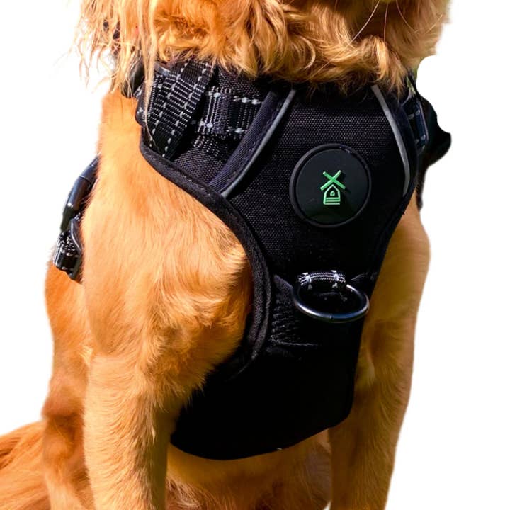 Mister Mill Hundegeschirr, 3 x Schnappschnalle, Schwarz, Anti-Pull-Harness, Hundegeschirr, reflektierendes Geschirr für den Großhandel von Mister Mill