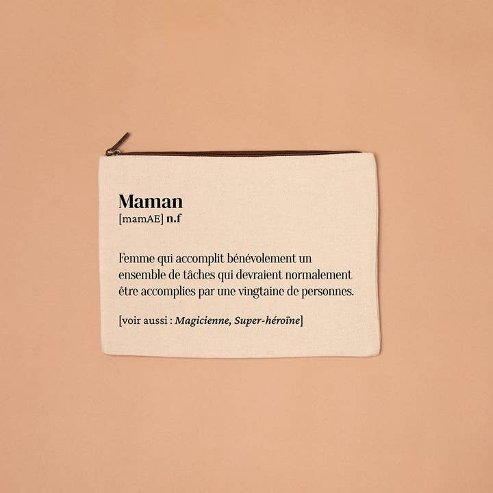 Beige Grande trousse définition Maman en vente sur Faire