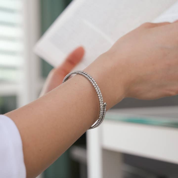 Lenvolee - Wholesale Tennis Bracelet - Twinkle Luxe Flex Flexible Tennis Bracelet