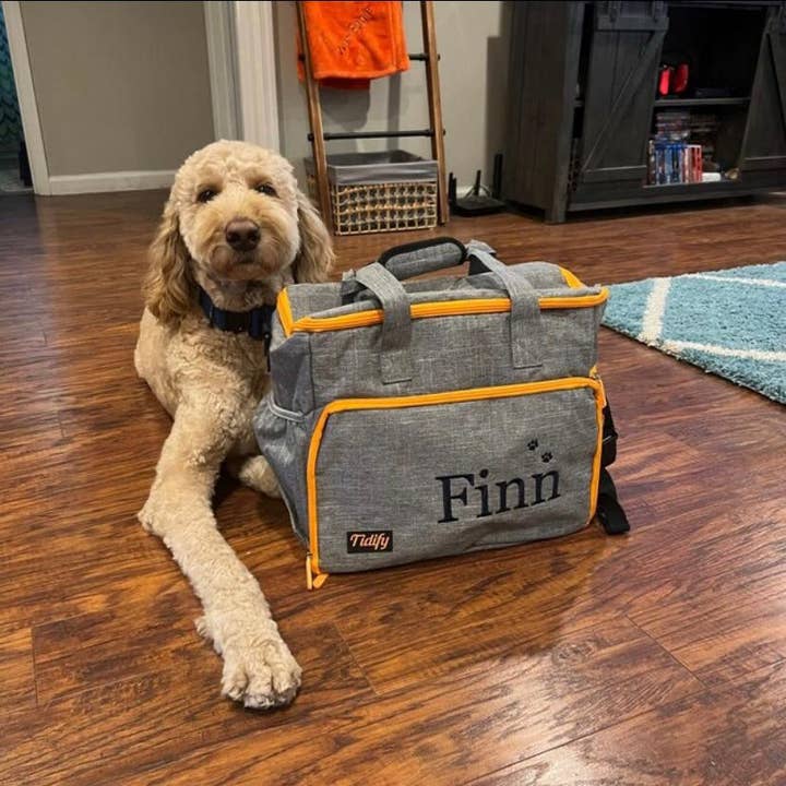 Gradzo - Wholesale Pet Treat Bag - Dog - Personalized Dog Travel Bag and Accessories - Gray