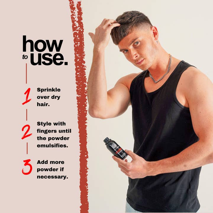 Crazy Bull – wholesale Volymgivande hårprodukt – Space Dust stylingpuder, 24-pack2