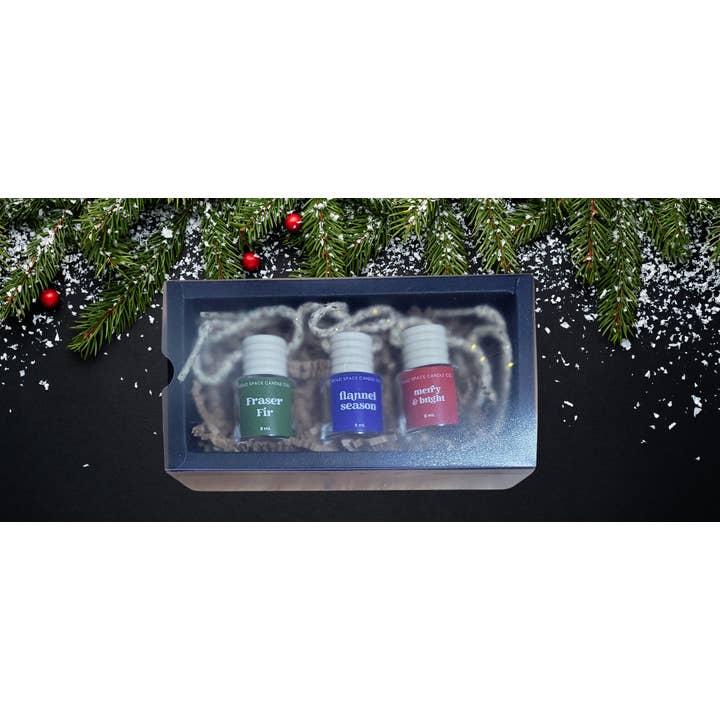Bold Space Candle Co. - Wholesale Car Freshener - Unisex - Car Diffusers | Christmas Scents 3 pack | New Holiday Gifts1