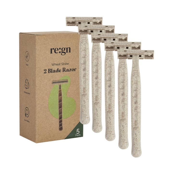 Rasoirs jetables biodégradables - Fabriqués à partir de paille de blé pour la vente par Re:gn