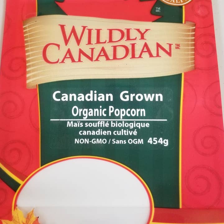 Popcorn (biologique) pour la vente par Wildly Canadian