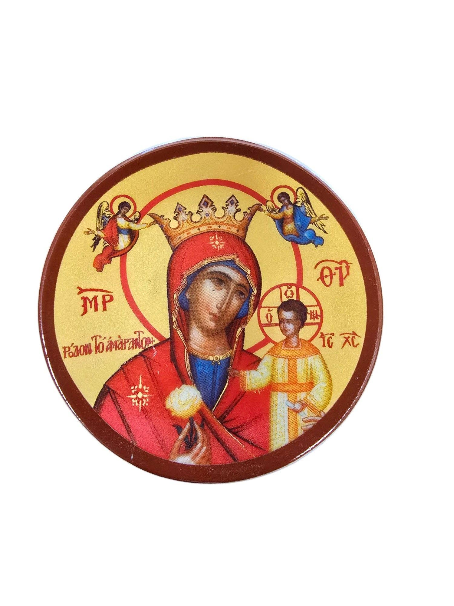 2 Greeks Inc – Großhandel Magnete – Orthodoxe byzantinische Ikonen-Keramikmagnete – Lebendig & Einzigartig6