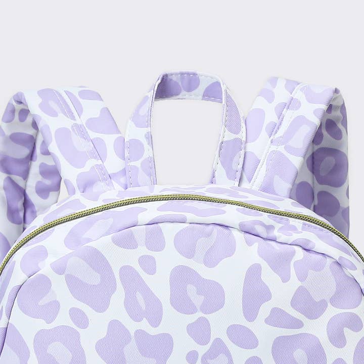 sassy kids palace - Wholesale Backpack - Kids - Cheetah Printed Girls Ruffle Backpack