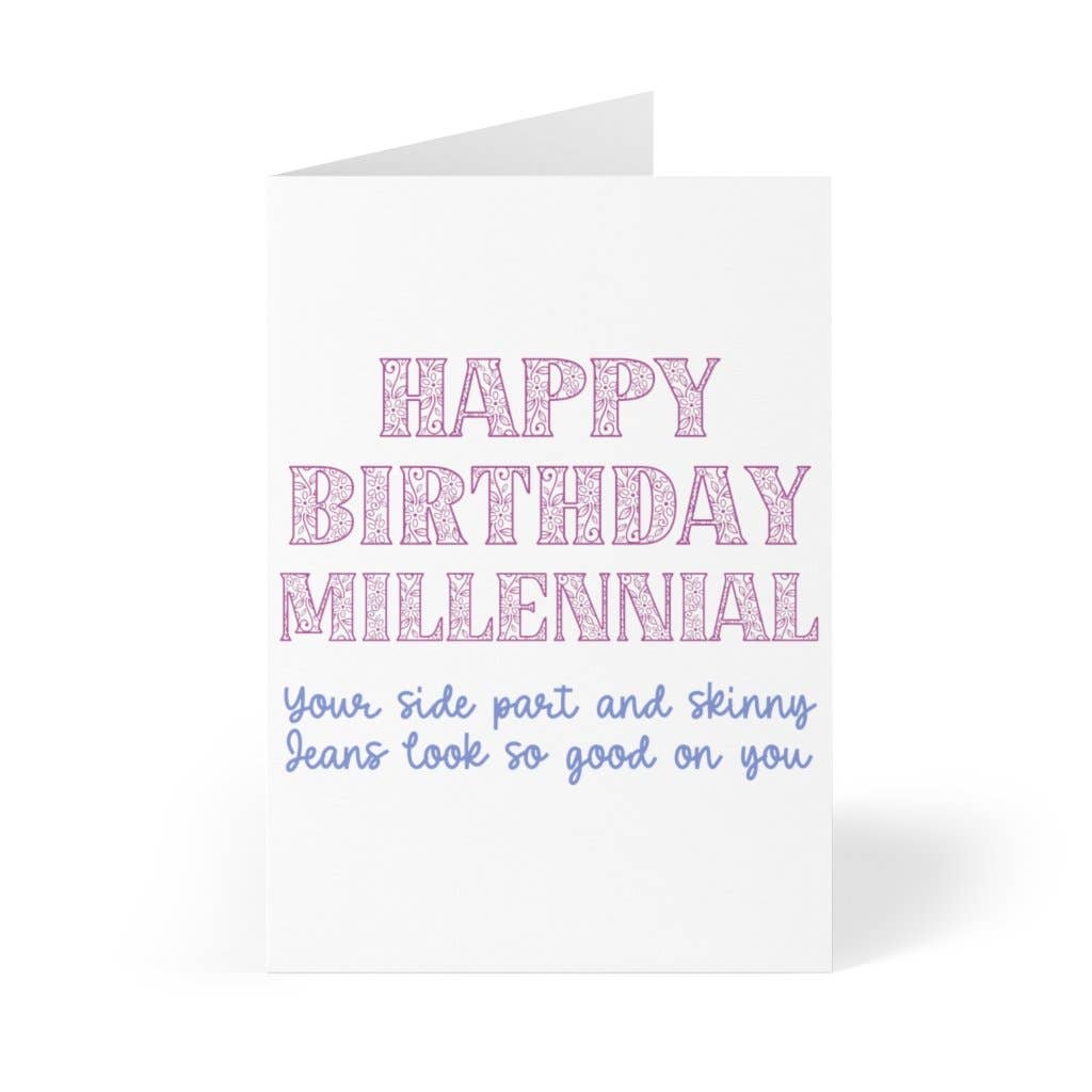 R is for Robo - Wholesale Birthday Card - Funny Birthday Card for Millennial Women Cute Greeting Cards1