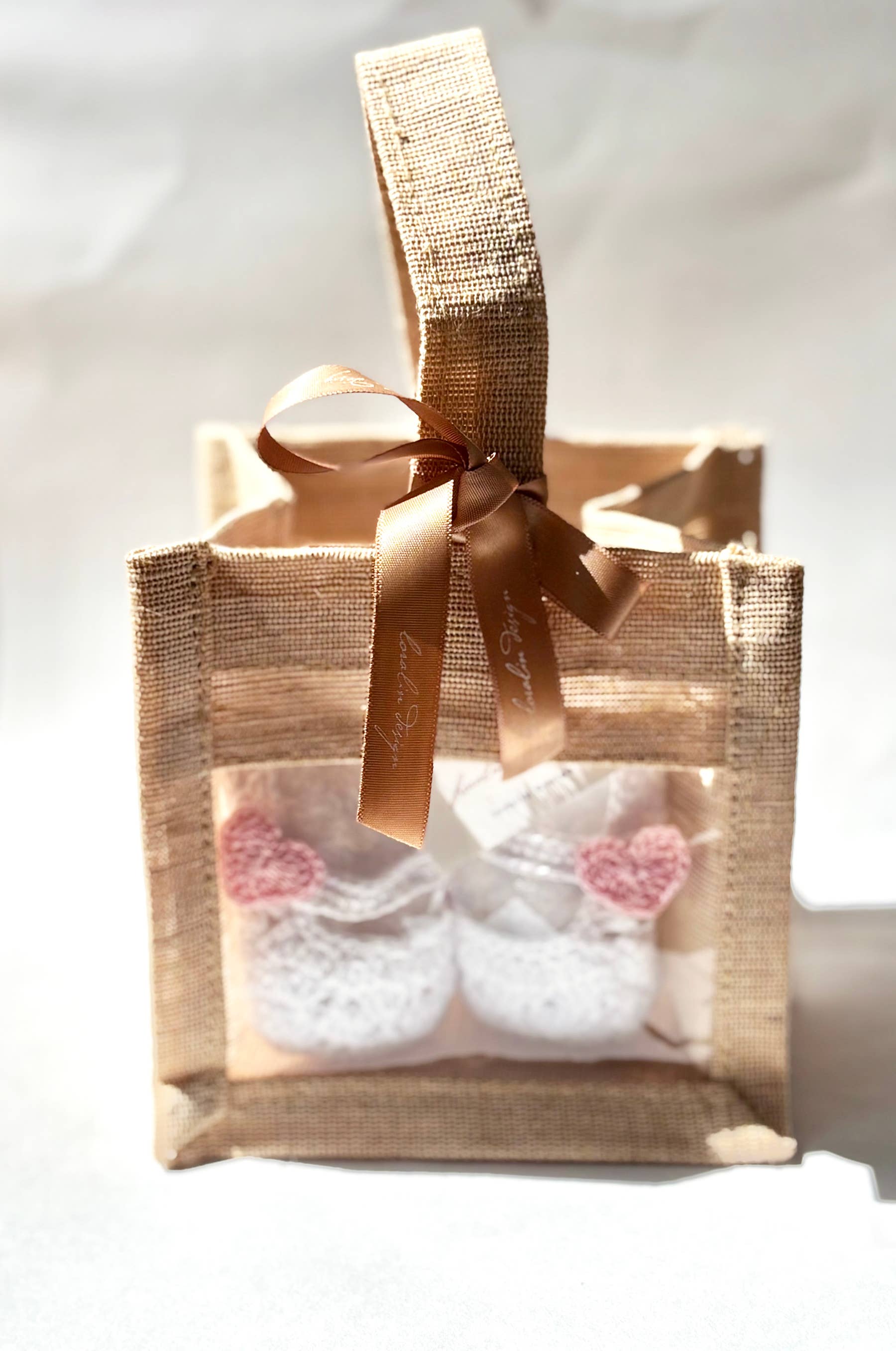 Loralin Design - Wholesale Booties - Baby - Pink Heart Mary Jane Crocheted Booties 1