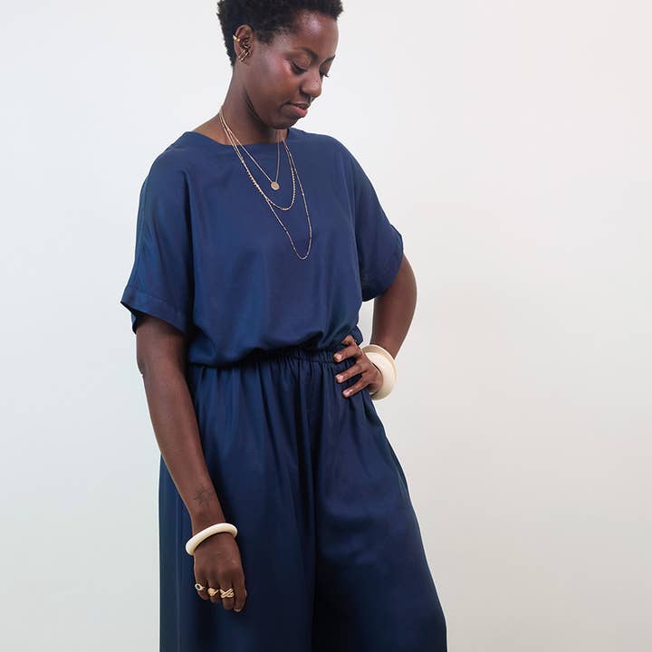 LA Robe Pantalon - Paper Sewing Pattern for wholesale by Atelier Brunette - Fabrics & Sewing Patterns Shop