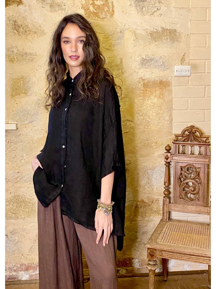 Miss Rose Sister Violet - Wholesale Button Down Shirt - Women's - WOMEN'S - Teddy Linen Shirt26