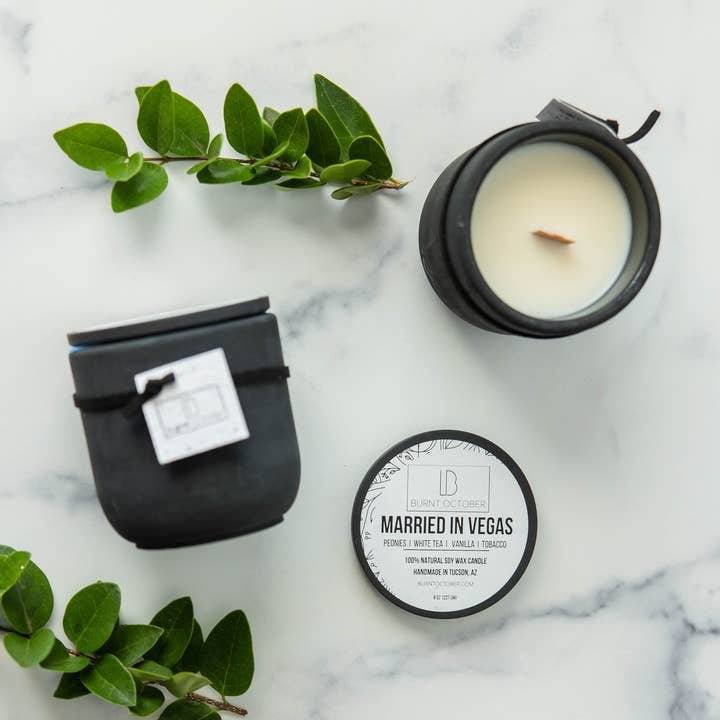 Married in Vegas Candle for wholesale by Burnt October
