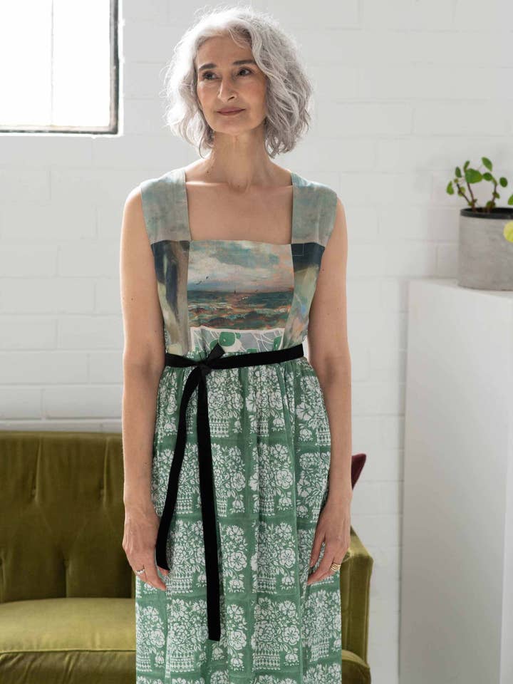 Lazybones - Wholesale Dress - Women's - Jane dress Sea Salt *organic cotton
