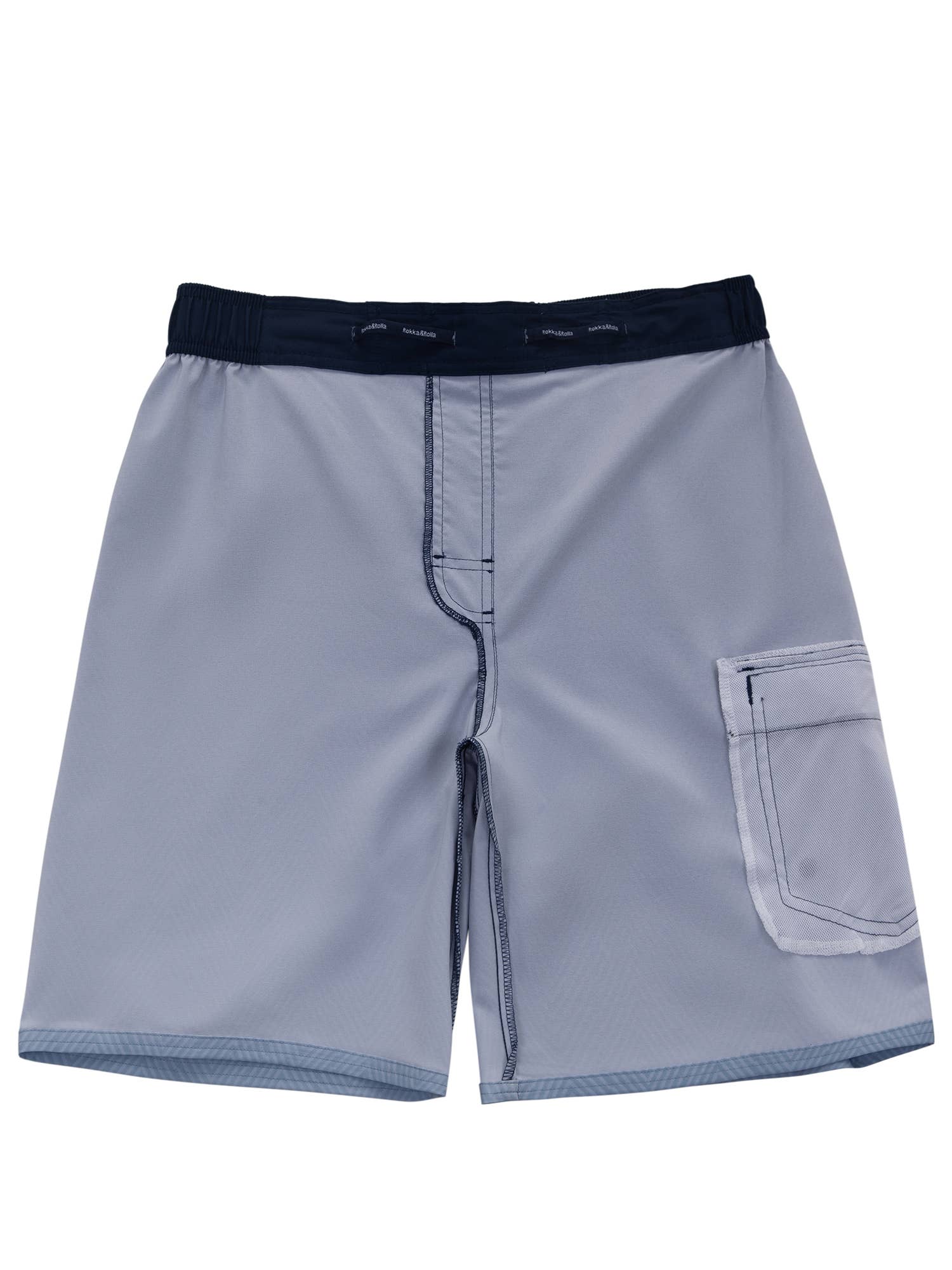 Rokka & Rolla - Wholesale Swim Shorts - Men's - Men's 9" Half Elastic Waist Board Swim Shorts Swimwear29