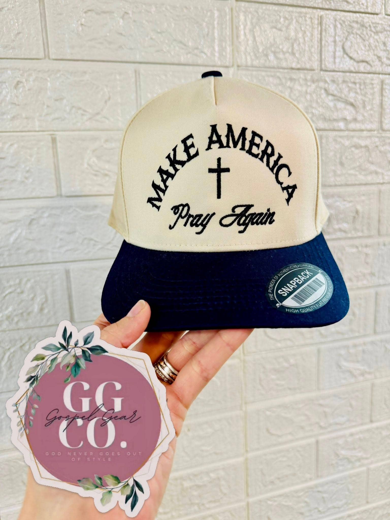 Gospel Gear Co - Wholesale Baseball Cap - Unisex - Make America Pray Again Embroidered Hat
