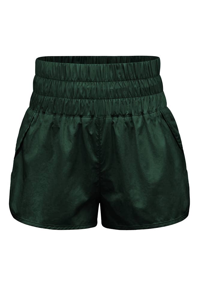 UNISHE - Wholesale Athletic Shorts - Women's - High Waist Elastic Sportswear Running Shorts ZZKF5095