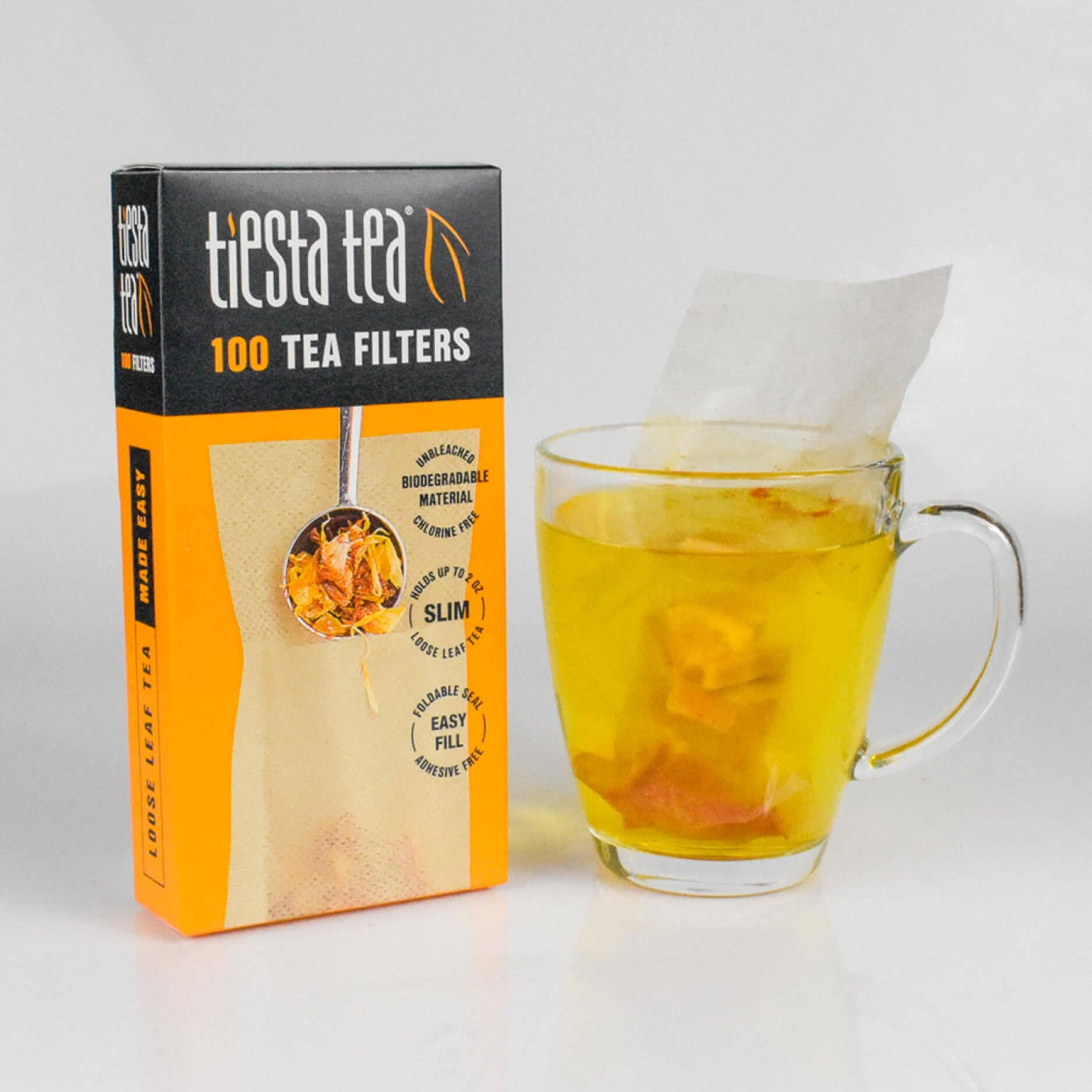 Tiesta Tea Company (loose leaf teas & accessories) - Wholesale Tea Strainer/Infuser - Tea Filters - Biodegradable Loose Leaf Tea Filters (6 Pack)1