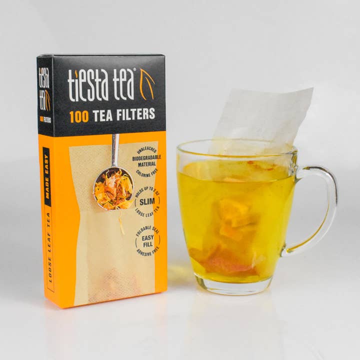 Tiesta Tea Company (loose leaf teas & accessories) - Wholesale Tea Strainer/Infuser - Tea Filters - Biodegradable Loose Leaf Tea Filters (6 Pack)1