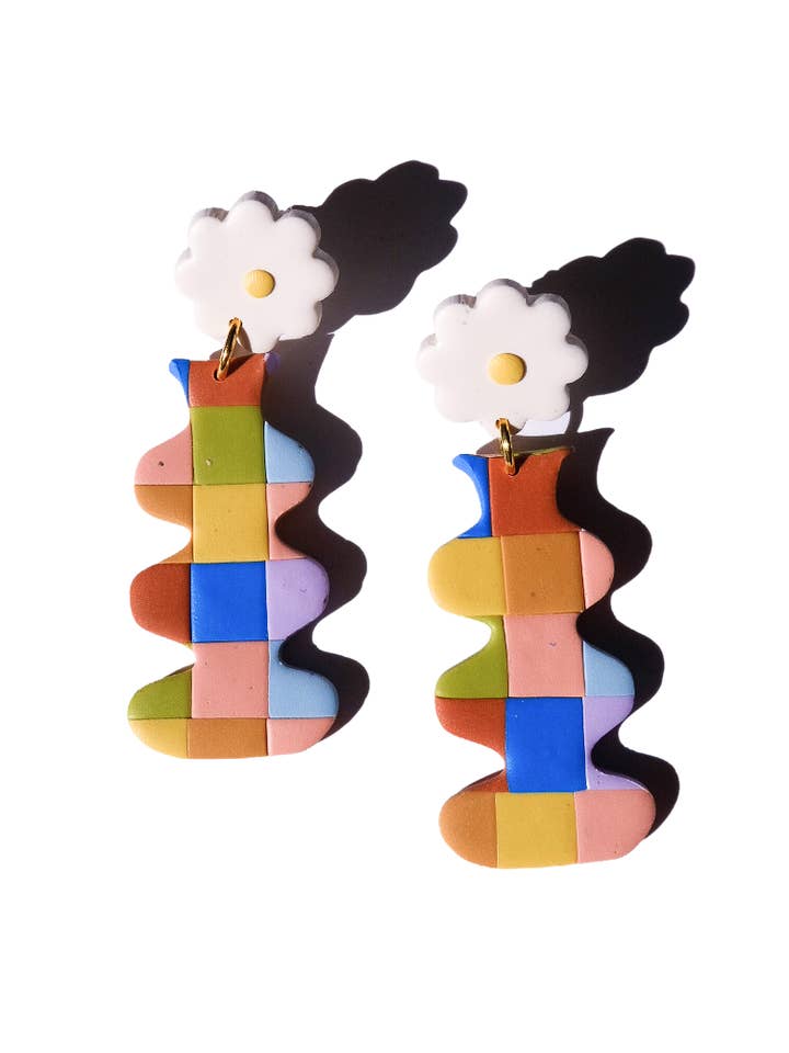 Patchwork Daisy Vases for wholesale by Sumaq