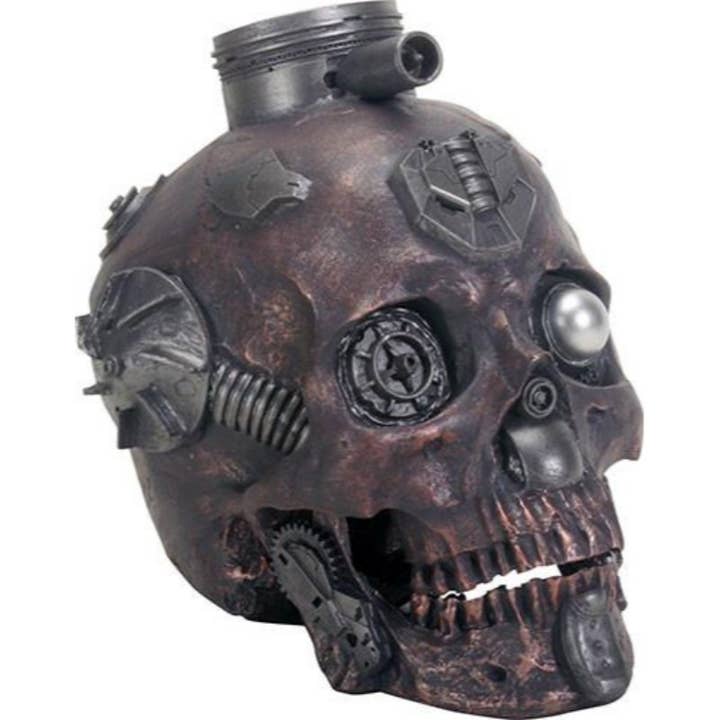 Steampunk Machine Skull Head - F10 for wholesale by Pacific Trading