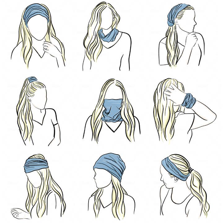 Headbands of Hope | One Purchased One Donated - Wholesale Turban - Women's - Tube Turban - Miami Heat