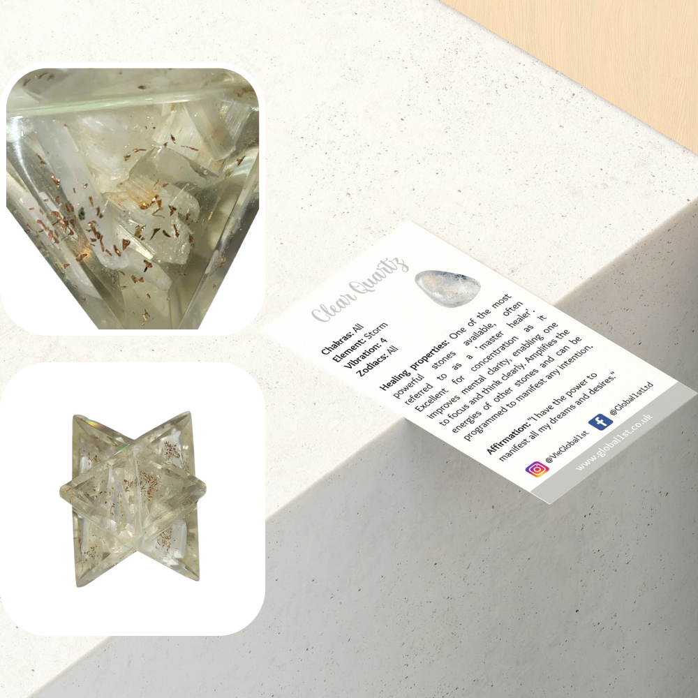 VIE – wholesale Spiritual stone/crystal – Merkaba Star17