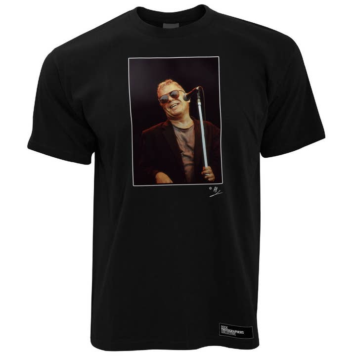 Ian Dury live på micken AP mäns T-Shirt för wholesale av Rock Photographers Collective