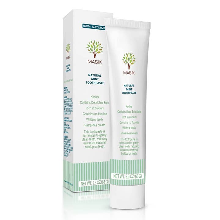 Bussani - Wholesale Toothpaste - Masik Mint Toothpaste with Dead Sea Salt, Made in Israel