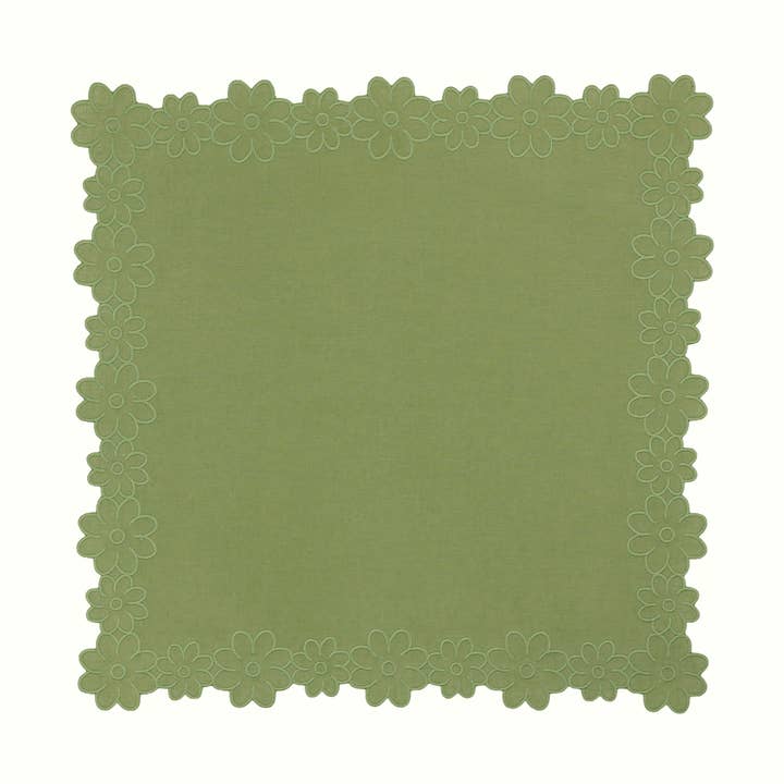 Serviette en lin Bordure de fleurs pour la vente par House of Gleason