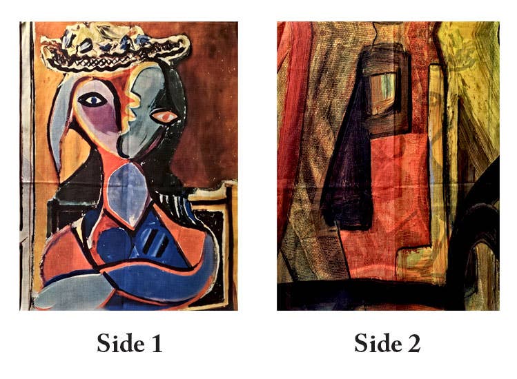 Access by Mediterranean Concepts - Wholesale Scarf - Women's - Pablo Picasso Femme and Pablo Picasso Abstract Scarf 0